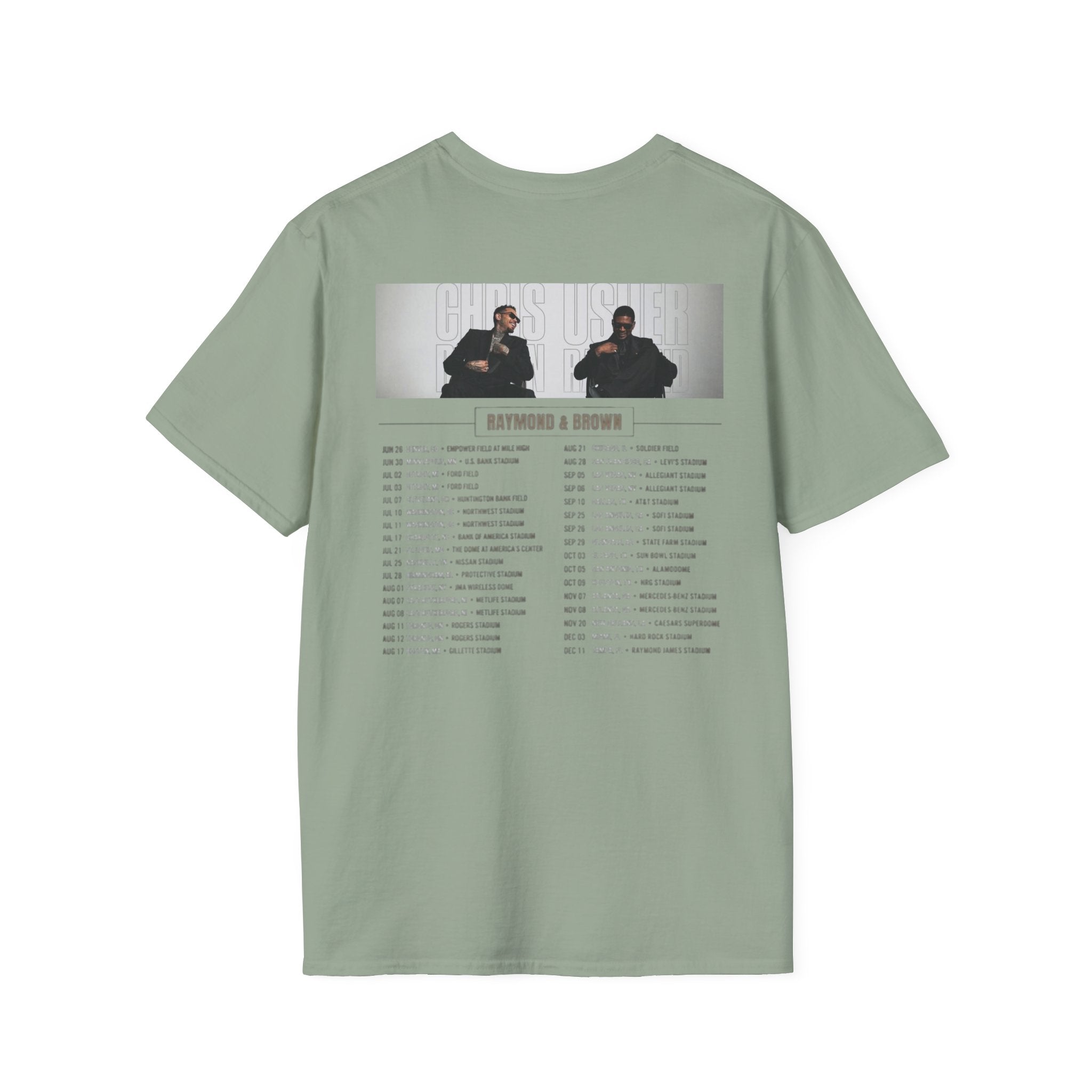 Unisex R&B Tour T-Shirt - Tour Dates included