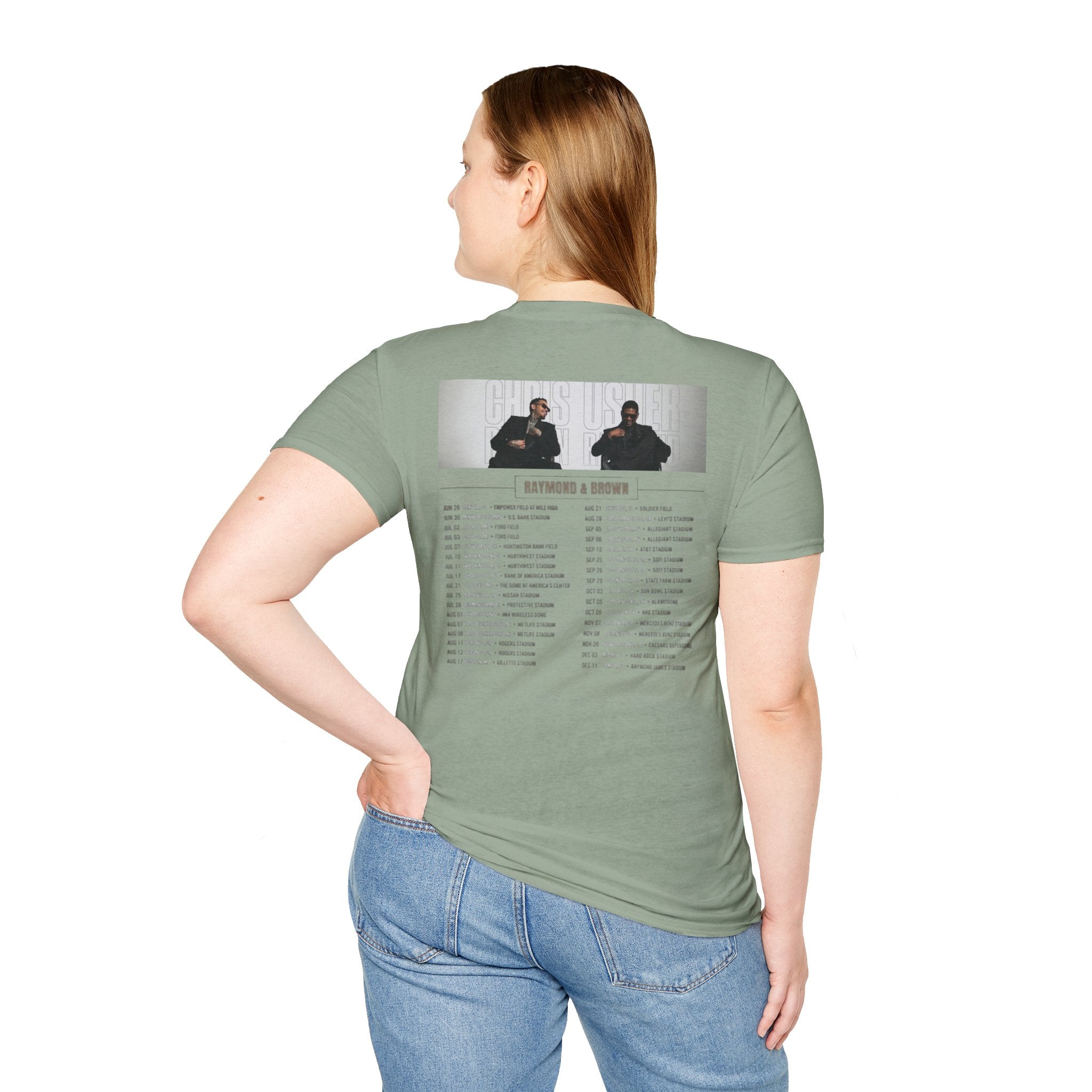 Unisex R&B Tour T-Shirt - Tour Dates included